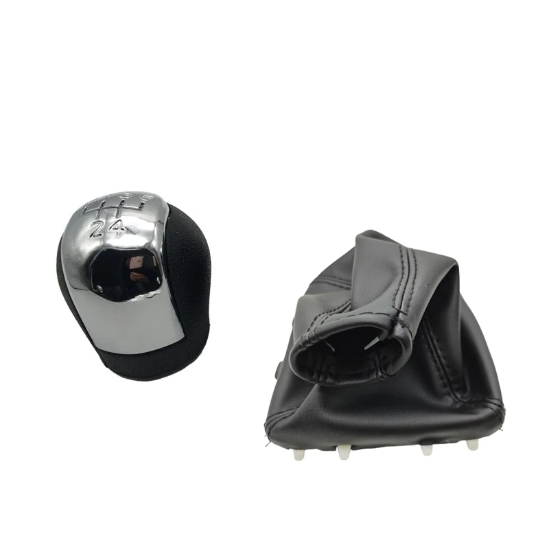 Gear Shift Knob Collars Stick Lever Shifter Leather Boot Gaitor Cover For OPEL VECTRA C SIGNUM 2002 - 2008