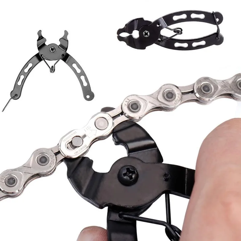 

SUNSHINE Bicycle Mini Open Close Chain Quick Link Tool Magic Buckle Removal Tool Clamp Bike Master Link Plier Free Chain Hook