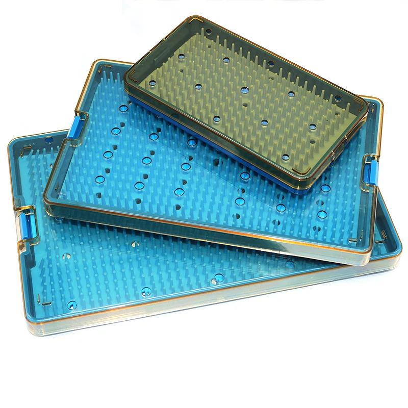 Silicone disinfection case box tray sterilization tray sterilising silicone mat for surgical instrument