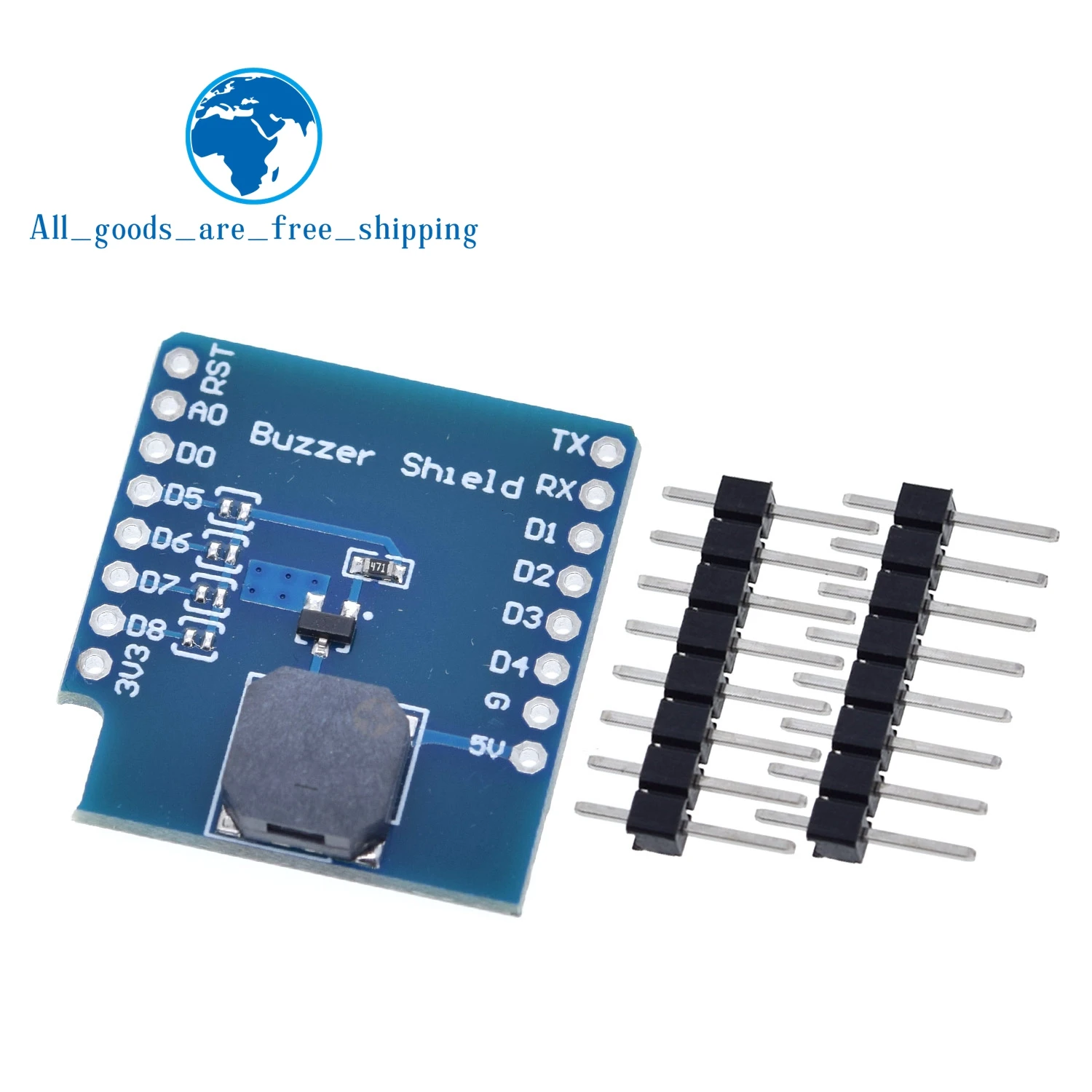 TZT-Buzzer Shield para WEMOS D1 Mini, V1.0.0