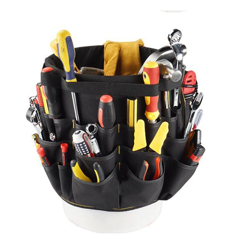Elétrico Bucket Tool kit Kit Multi-Function Repair Kit, Household Gardening Hardware Tool Storage Bag, Construção Tool Box