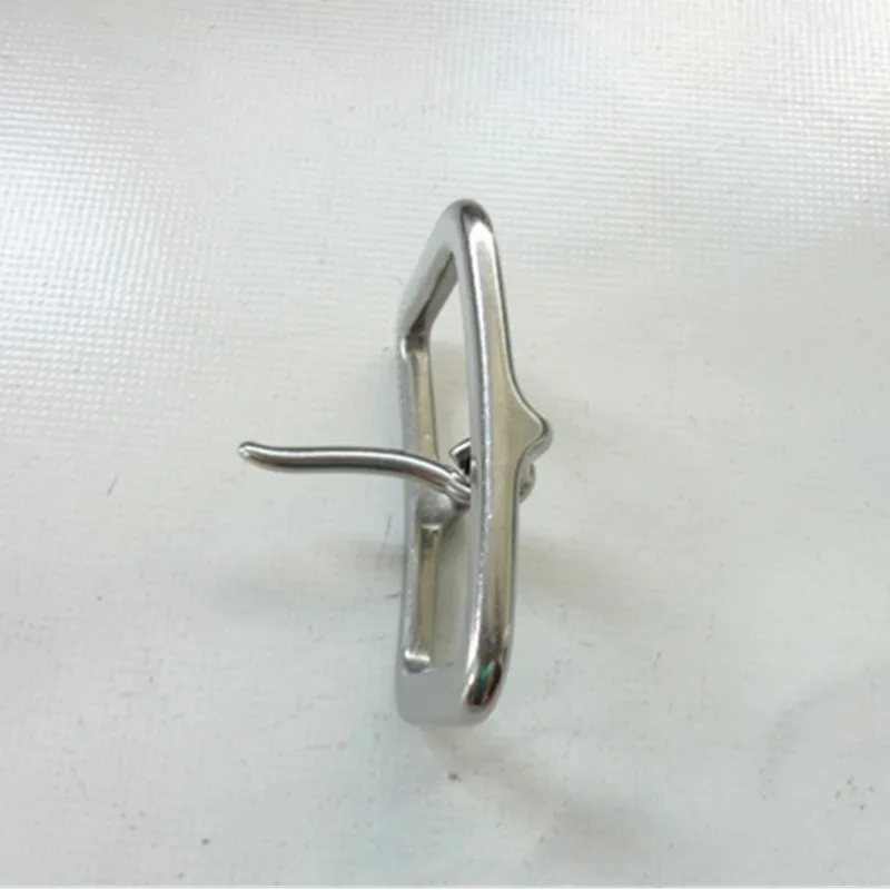Stainless Steel  Buckle Halter SilverThick Square Buckles Bag Garment Leather Accessories 28mm 5pcs