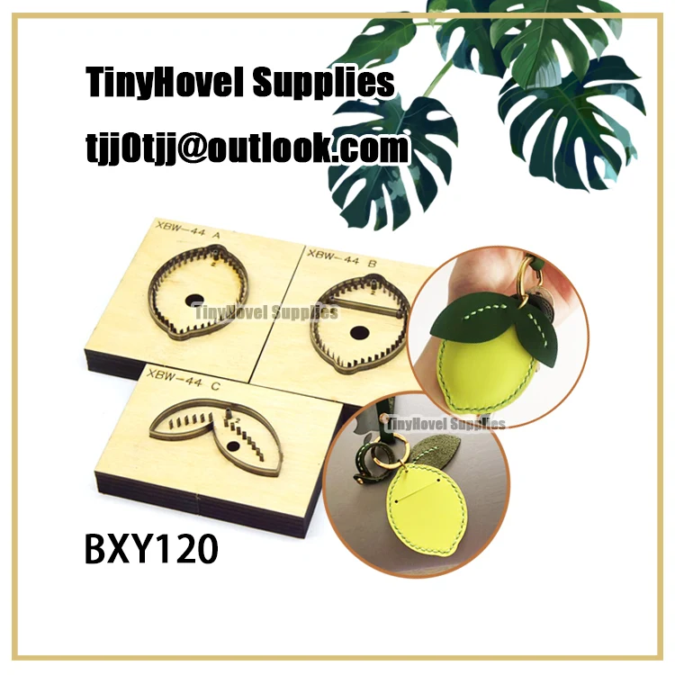 The Lemon Charm Steel Rule Wood Die Cut, Cutting Die, Cutting Die Cutter, Click dies, Leather Crafts (BXY120), TinyHovel