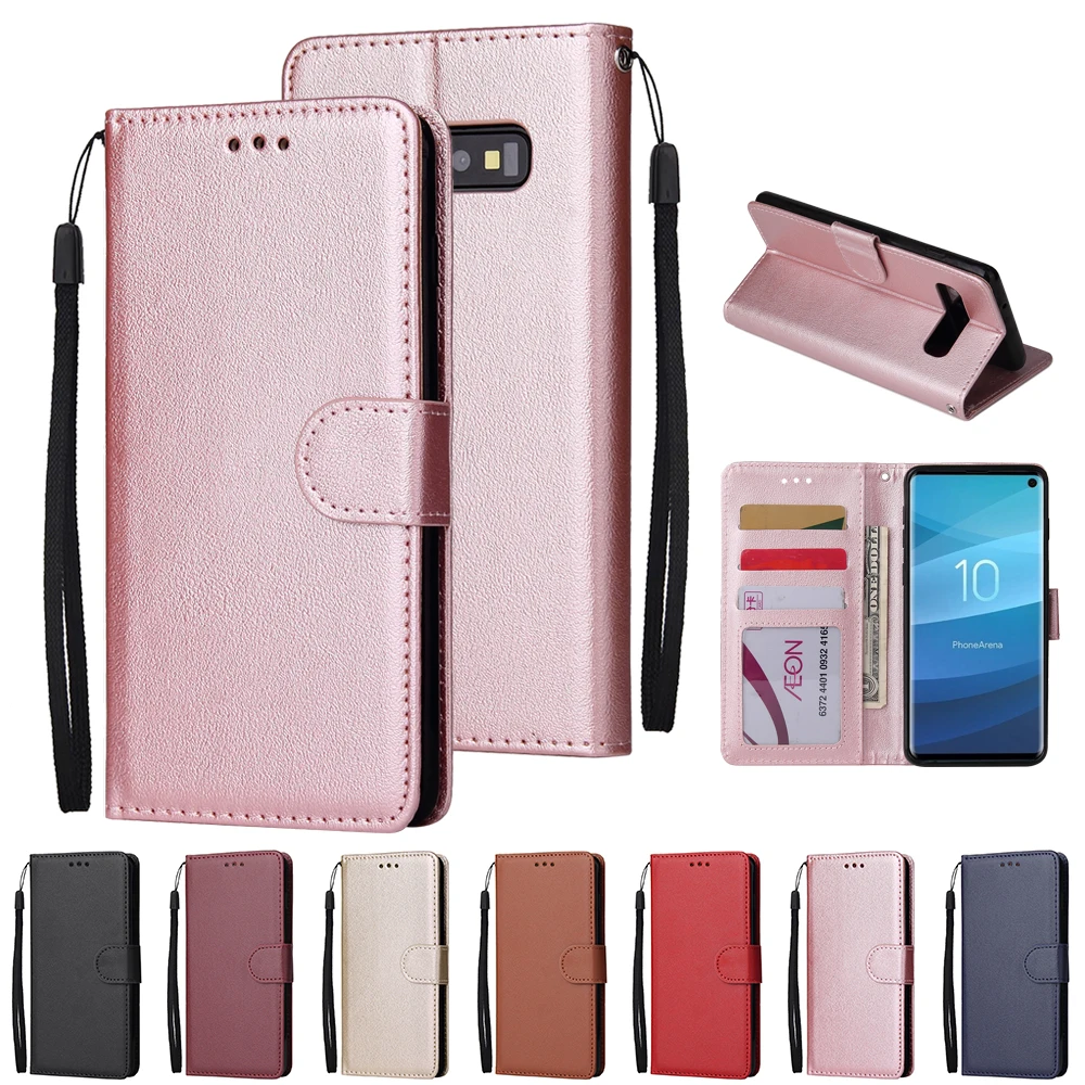 Leather Case For Samsung Galaxy A70 A71 A51 A50 A40 A30 A20E A750 A6 A7 A8 A9 2018 J3 J5 J7 2017 S7 S6 Edge S10 S9 S8 Plus Coque