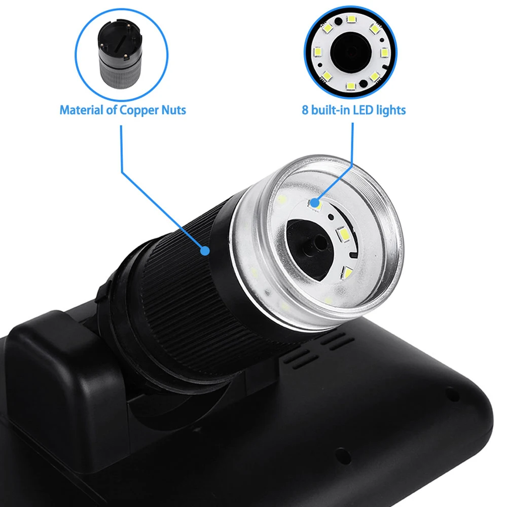 Andonstar AD207S HDMI Digital Microscope for PCB Soldering Long Object Distance for PCB/SMD Phone Repair Tool with Image Rotate