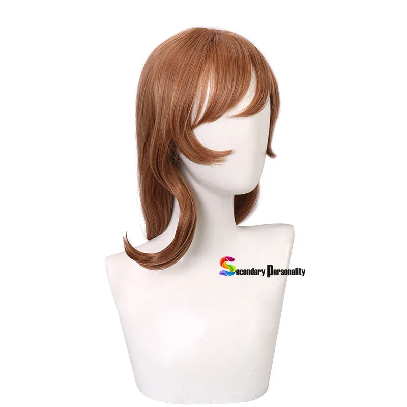 Genshin Impact Librarian Lisa Cosplay Wig Slightly Curly Long Hair Anime Halloween Costume