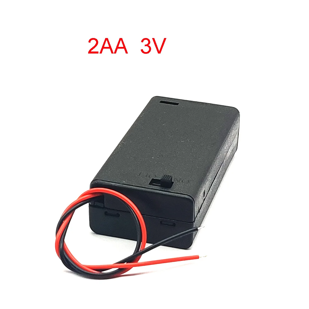 1/2/3/4 Slot AA Battery Case 1.5V/3V/4.5V/6V AA Battery Holder AA Box AA Battery Storage Case With Switch