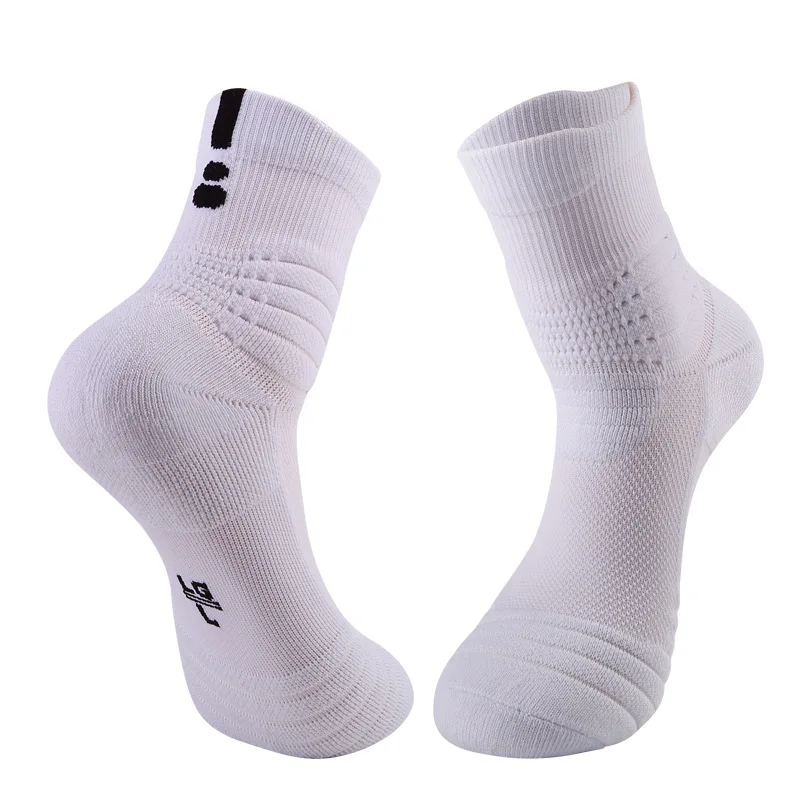 Brothock sports socks professional basketball socks thick cottom elite towel bottom non-slip loops outdoor basketball socks