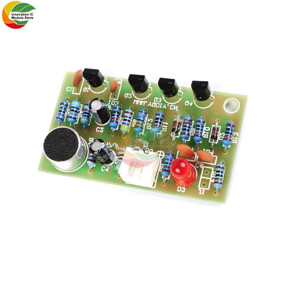 Ziqqucu Sound Sensing Control Switch Module Applause Voice Sound Activated 5v Led Switch Kit Circuit Electronics Pcb for Arduino