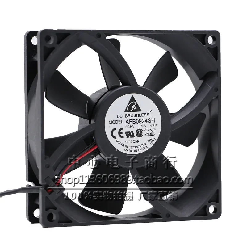 

AFB0924SH -A 9025 24V 0.50A 9CM/cm double ball inverter fan