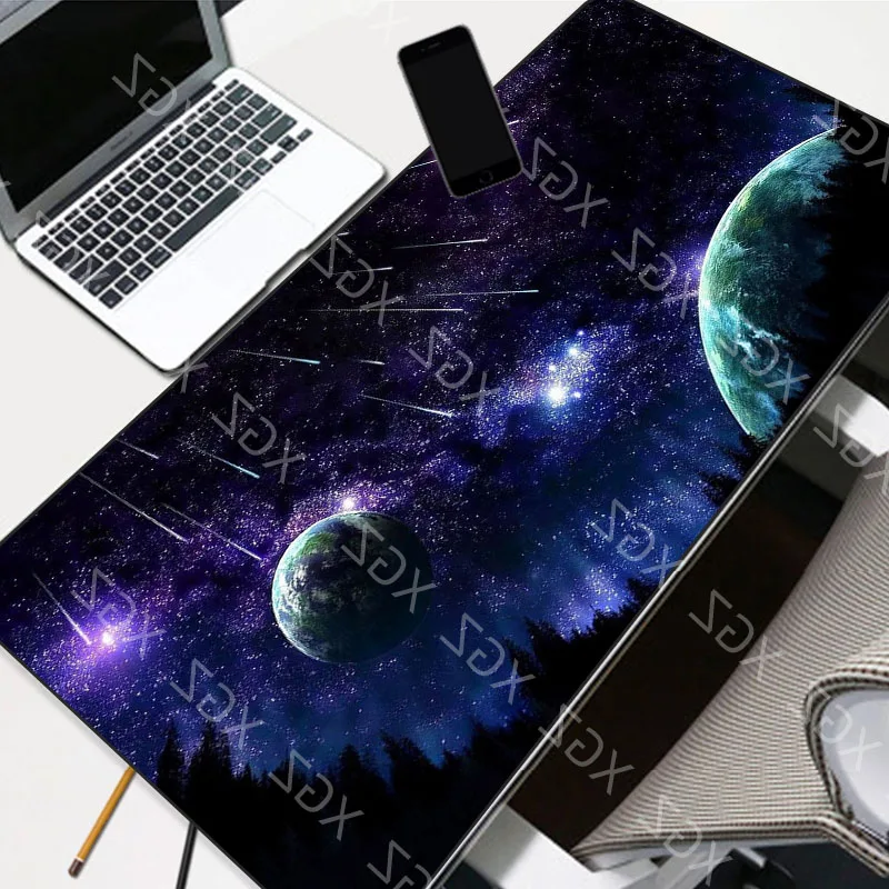 YuzuoanXL Night Starry Sky gioco Mouse Pad grande giocatore di gioco tastiera Desktop Pad accessori periferici tappetino da gioco per uso domestico