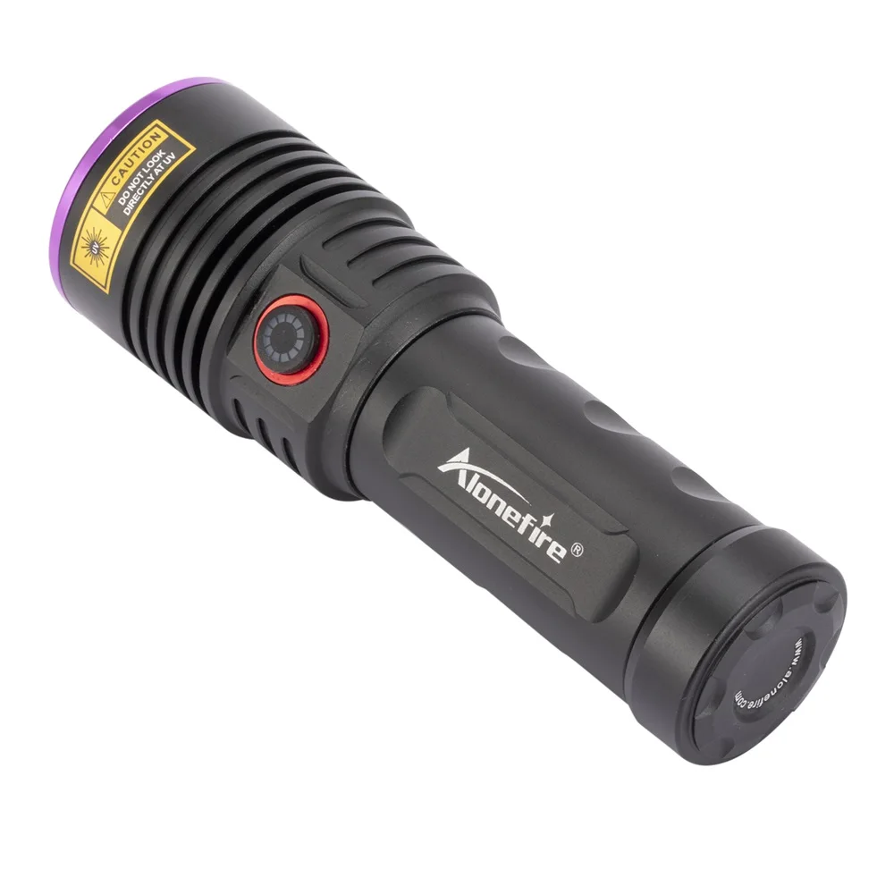 60W Hochleistungs-365nm-UV-Taschenlampe, Schwarzlicht, wiederaufladbar, zur Untersuchung von Katzen- und Hundeflecken, Markierungen, Erz, Geld, Skorpione, Fluoreszenzprüfung – Detail 7