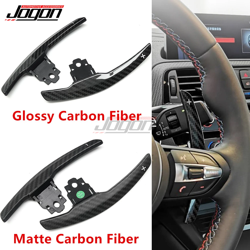 

Jogon Carbon Fiber Steering Wheel Paddle Extension Shifter For BMW F87 F80 F82 F83 F10 F12 M2 M3 M4 M5 M6 Gear Paddle Shifter