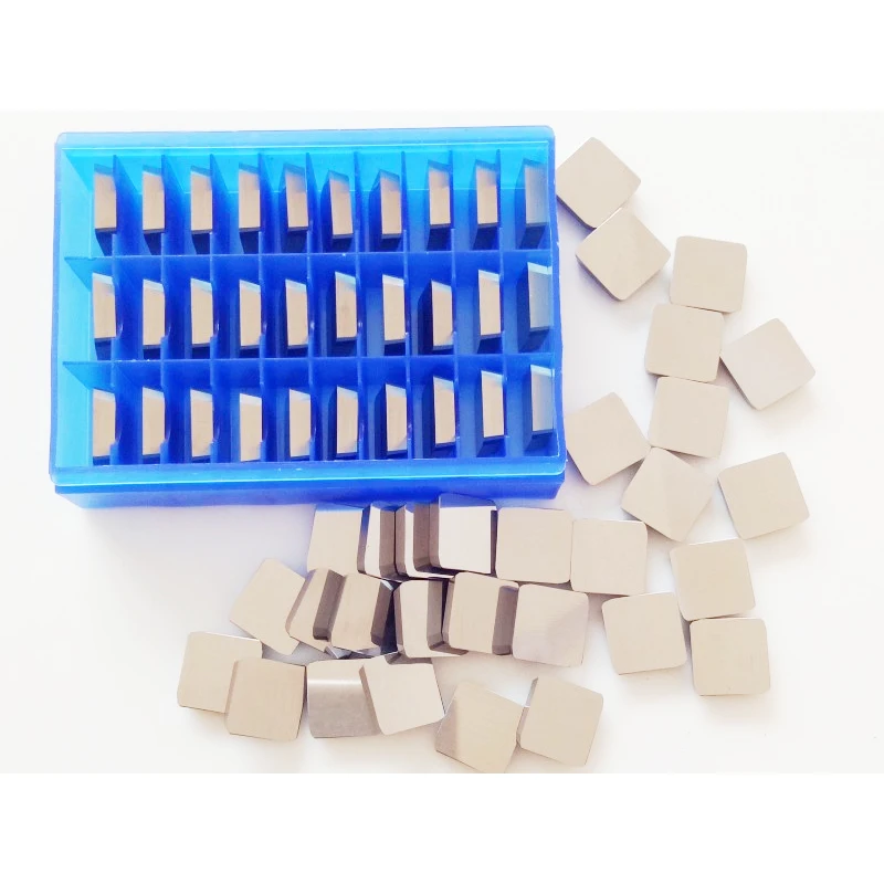 

120pcs ZCC Traditionla Milling Tips 4130511 Carbide Cutting Tool Plate No Coating For Face Milling of Steel