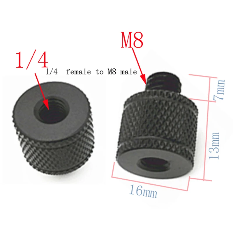 M6 M8 M10 to 1/4 or 3/8 Male to Female Screw Mount Adapter Tripod Plate Screw for SLR camera photography accessories