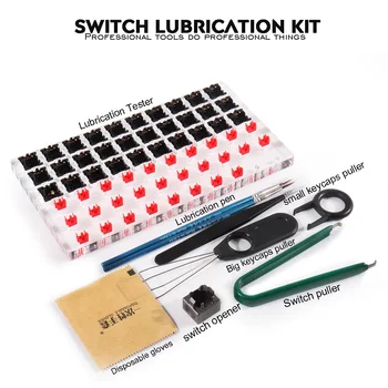 30 Keys Switch Tester Opener Lube Modding Station DIY Cover Removal Platform for Cherry Gateron Mechanical Keyboard