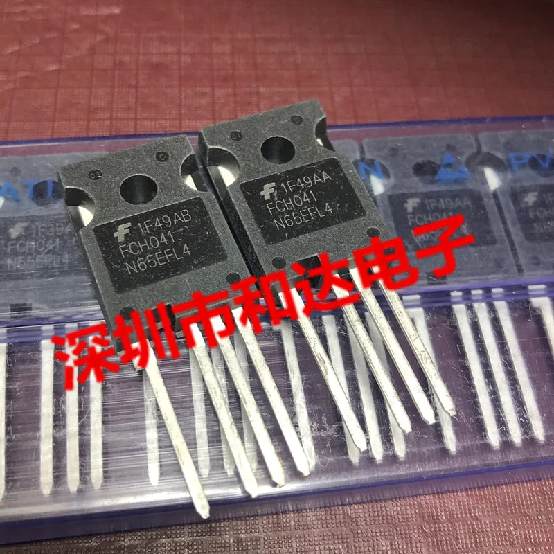 (2pieces)FCH041N65EFL4 TO-247-4 650V 76A