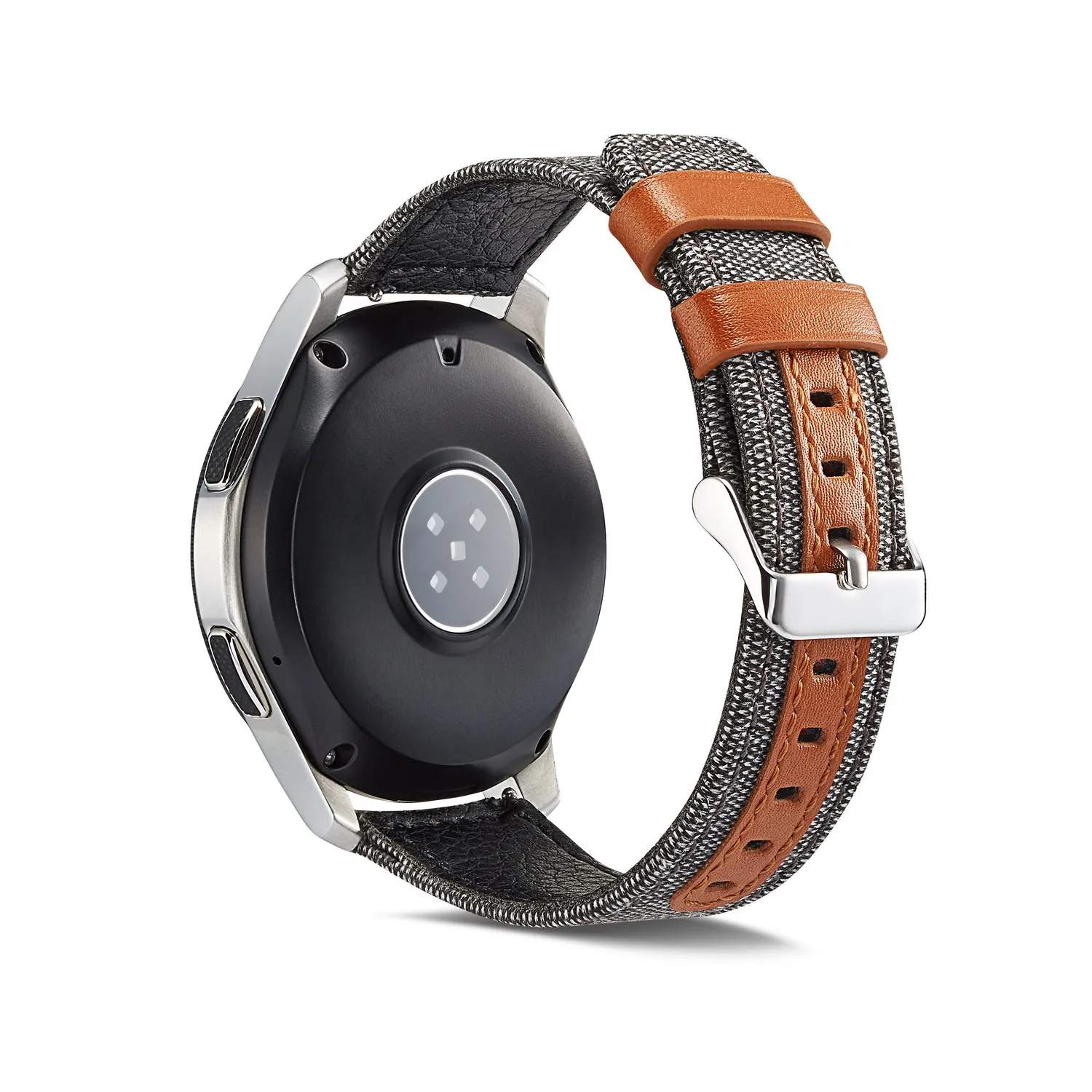 20Mm 22Mm ผ้าใบผ้าสายหนังแท้สำหรับ Huami Amazfit GTS 2e GTS2 Mini สำหรับ Bip lite S U 1S สายคล้อง