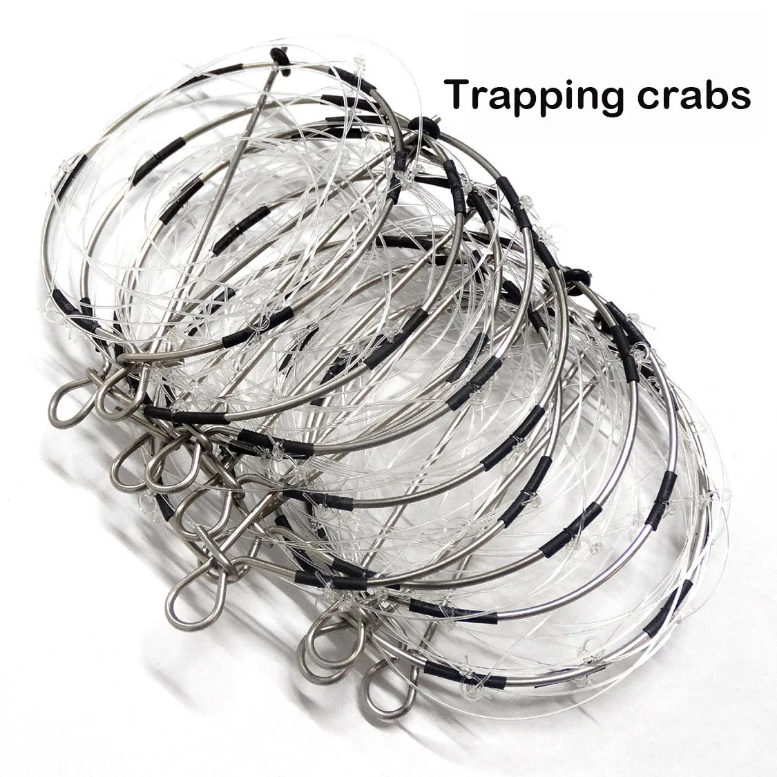 

Fishing equipment Crab Set Lake Crab Set Manual Fishing Crab Ring Lobster Set Six Link Fishing Crab Artifact Cra fishing gear