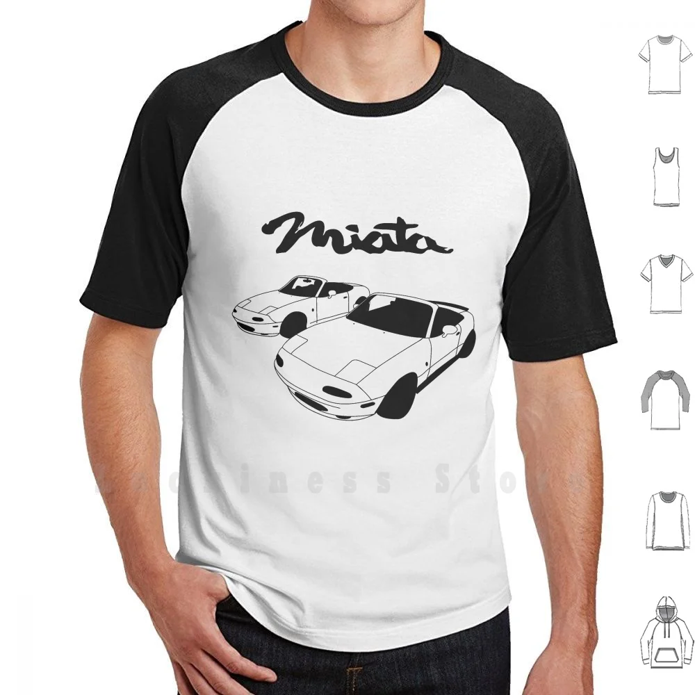 Mazda Miata T Shirt Men Cotton Cotton S-6xl Mazda Mx5 Eunos Miata Na6 Na8 Na Na6ce Na6c Na8ce Na8c Mk1 Rwd Drift Jdm