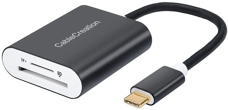 

Устройство для чтения карт памяти USB C на SD Micro SD, устройство чтения 2-в-1 с Type C [Thunderbolt 3], совместимо с MacBook Pro 2019