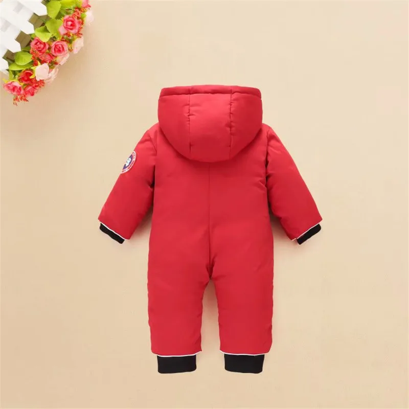 IYEAL Children Baby Clothes Winter Snowsuit Duck Down Romper Outdoor Toddler Girls Overalls for Boys Kids Jumpsuit 1-4 Years