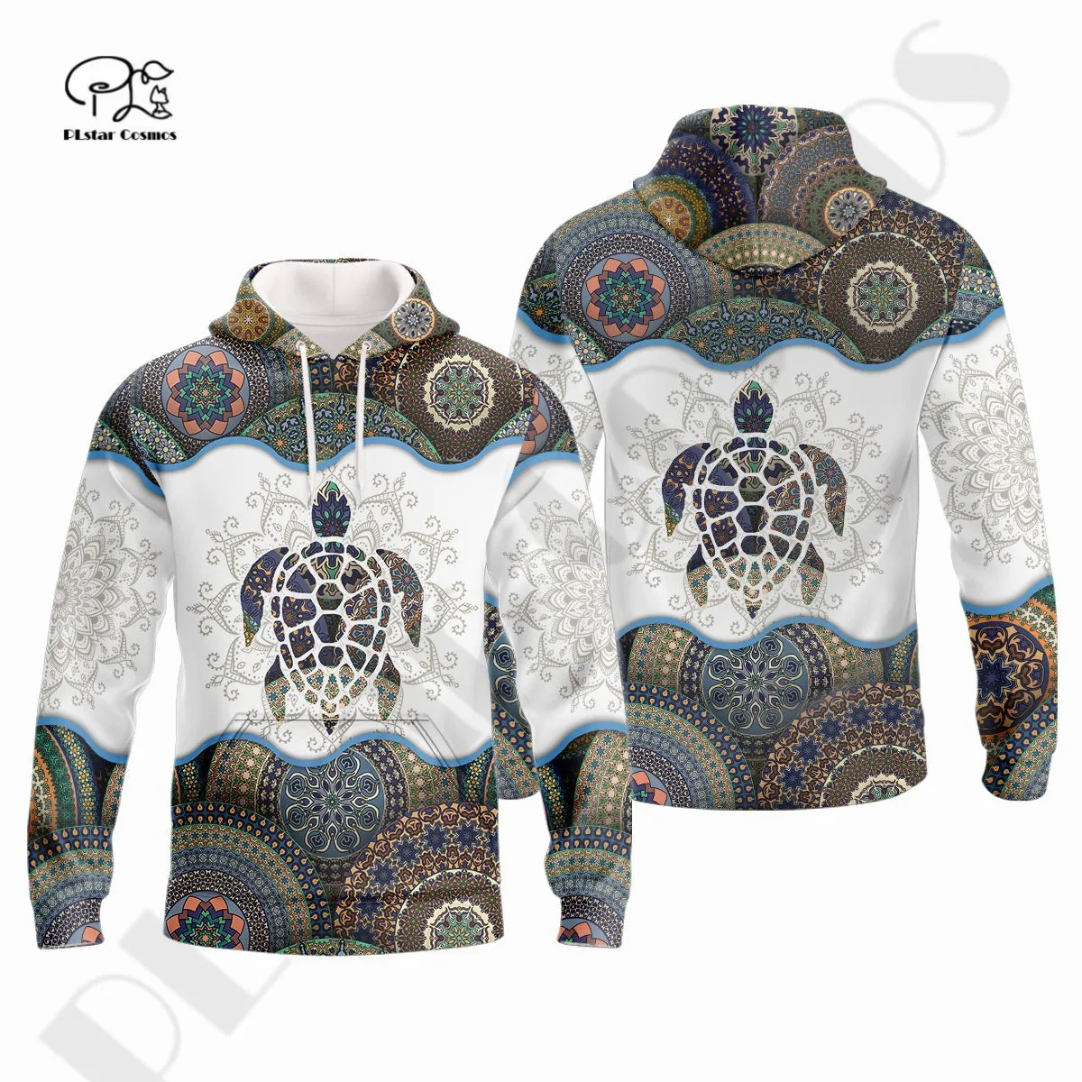 PLstarCosmos 3Dprint Newest Mandala Turtle Lover Animal Art Harajuku Streetwear Causal Unique Unisex Hoodies/Sweatshirt/Zip A-5