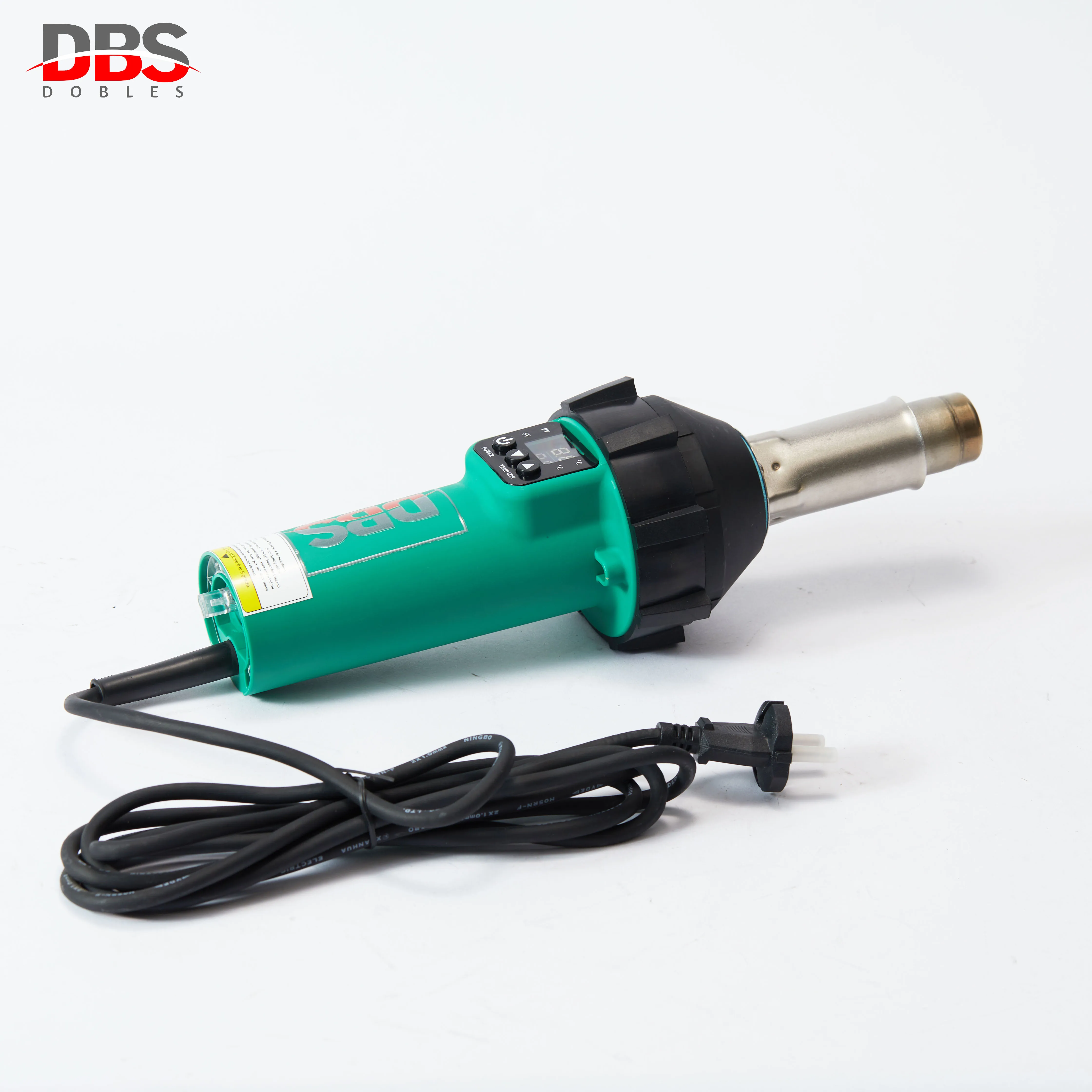 Plastic Hot Air Welding Gun PVC Hot Air Blower Hand Welding Tools Welding Torch 1600W with Digital Display DBS-310D