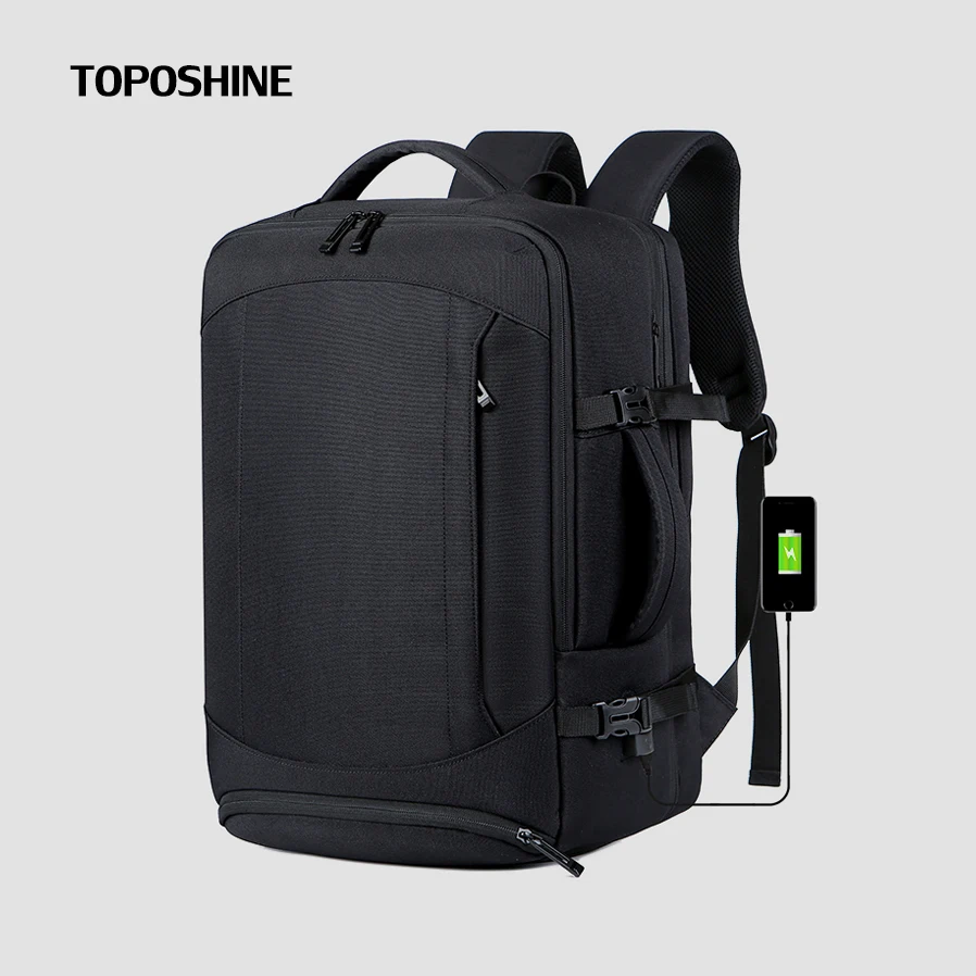 

Business Travel Men's Backpacks Multifunctional Men Bags 15.6 inch Laptop Backpacks Black Waterproof Oxford Male Casual Rucksack