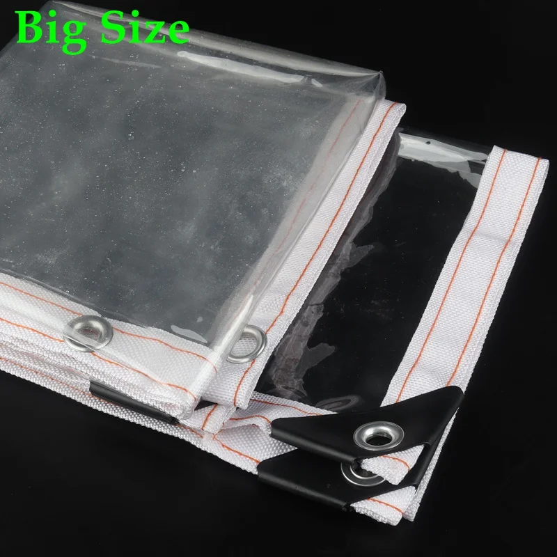 

Width:1.2~3m 0.3mm 99.9% Clear PVC Tarp Home Garden Plants Cover Rainproof Shade Net Shelter Cloth Truck Rainproof Tarpaulin