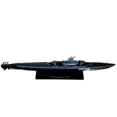 1/350 scale USS water jet fish alloy submarine model simulation military decoration static finished ship