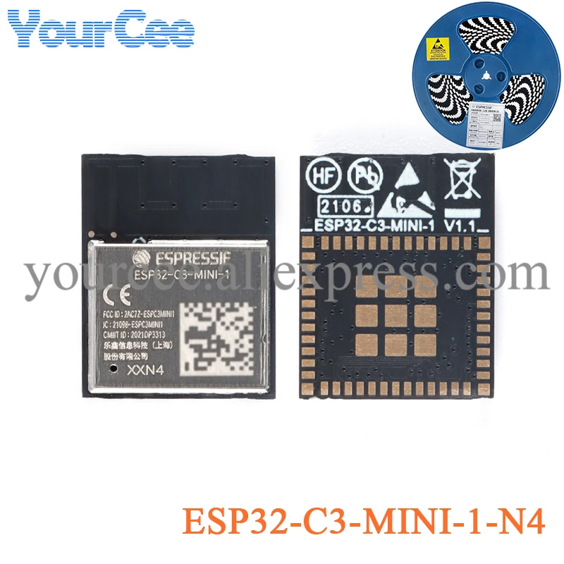 ESP32-C3-MINI-1-N4 ESP32 ESP32-C3 MINI 1N4 2.4GHz BLE5.0 WiFi Wireless Communication Module