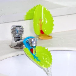 Water Tap Extension Sink Faucet Extender Children Washing Device Kids Bathroom Kitchen Sink Silicone Faucet Guide Drop