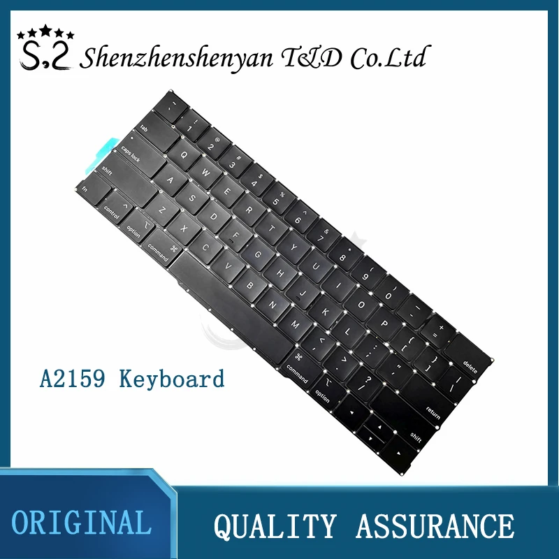 A2159 keyboard  for Macbook Pro Retina 13.3 laptop US UK Italian Spanish Russian keyboard and backlight 2019