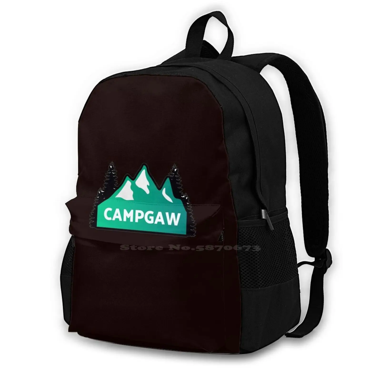 Campgaw , New Jersey Mountain And Ski Backpack For Student School Laptop Travel Bag Campgaw Mountain Cool I Love New Nj Ski Ski