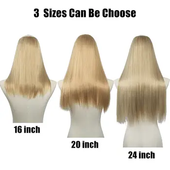 10 best sales Blonde Haarverlängerungen - №10