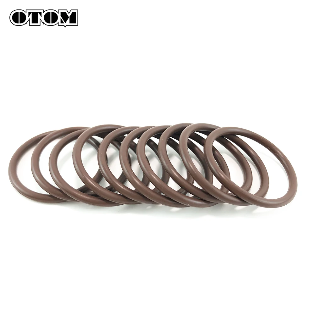 OTOM Motorcycle 10 Pcs Two-stroke Exhaust O-ring Engine Manifold Gasket Seal Fluorine Rubber 0770380030 For KTM SX XC 85 105 XCW