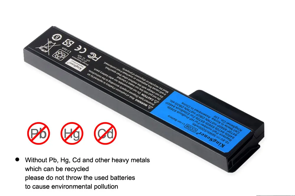 KingSener CC06 Laptop Battery For Hp ProBook 6460b 6470b 6560b 6570b 6360b EliteBook 8460p 8470p 8560p 8460w 8470w 8570p