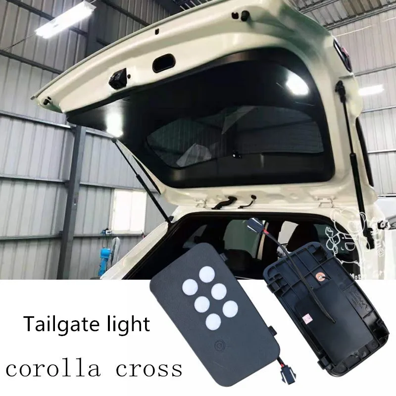 Car trunk light LED retrofit FOR Toyota Corolla cross 2020 2021 interior reading light rear tail box color enhancement light