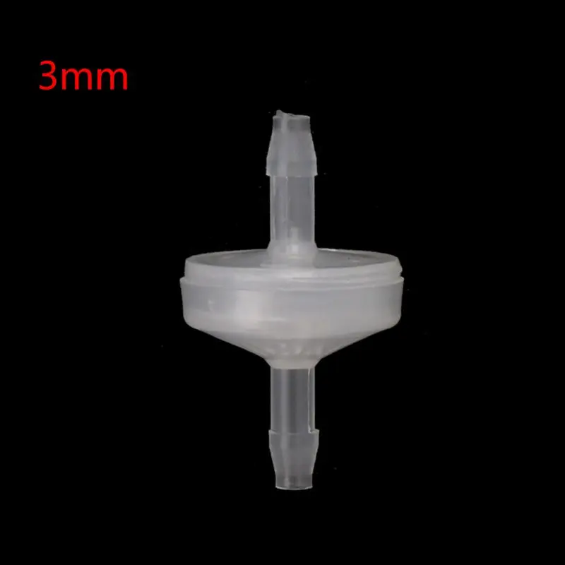 Di plastica One-Way di Non Ritorno Acqua Fluidi Valvole di Ritegno per il Carburante In Linea di Gas Liquido Apparecchiature Elettriche