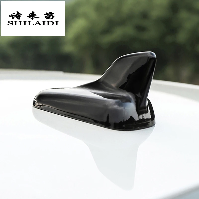 Car Styling Antenna Shark Fin Aerials Trim decoration Cover Sticker For Audi A4 B9 A5 Q2 Q3 Q5 Q2L Q5L Exterior Auto Accessories