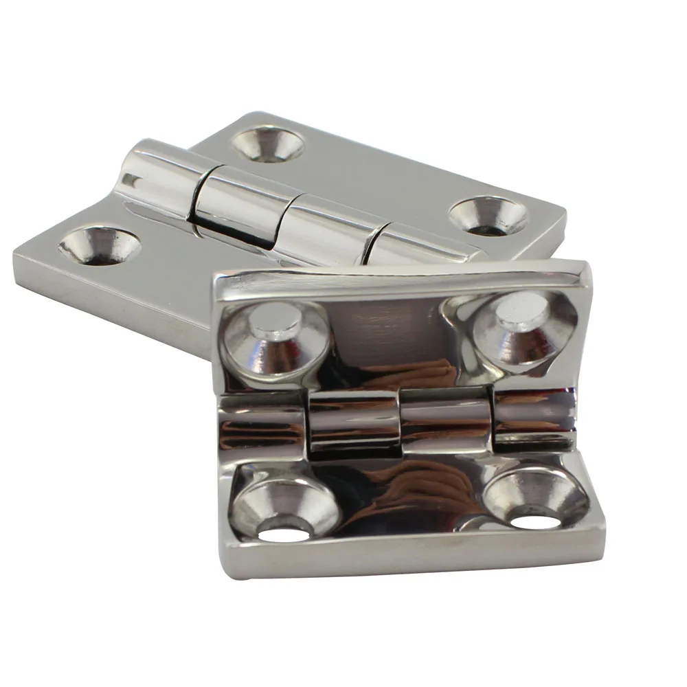 

Stainless 316 High Mirror Marine Square Hinge 38-50mm Top Mirror Polished Boat/Yacht Square Hinge 20pcs