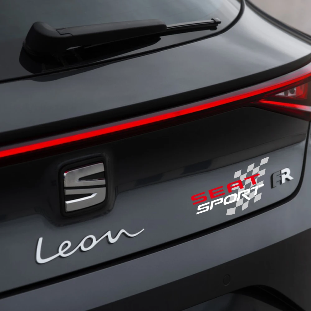 2 قطعة ملصقات السيارات الشارات باب السيارة جذع عجلة الحاجب ملصقات ل سيات ليون إيبيزا تاراكو Ateca Exeo لتقوم بها بنفسك اكسسوارات السيارات التصميم #2