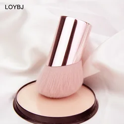 LOYBJ 1pcs Powder Makeup Brush Oblique Round Head Powder Foundation Blush Contour Brushes Professional Cosmetic Blending Tools