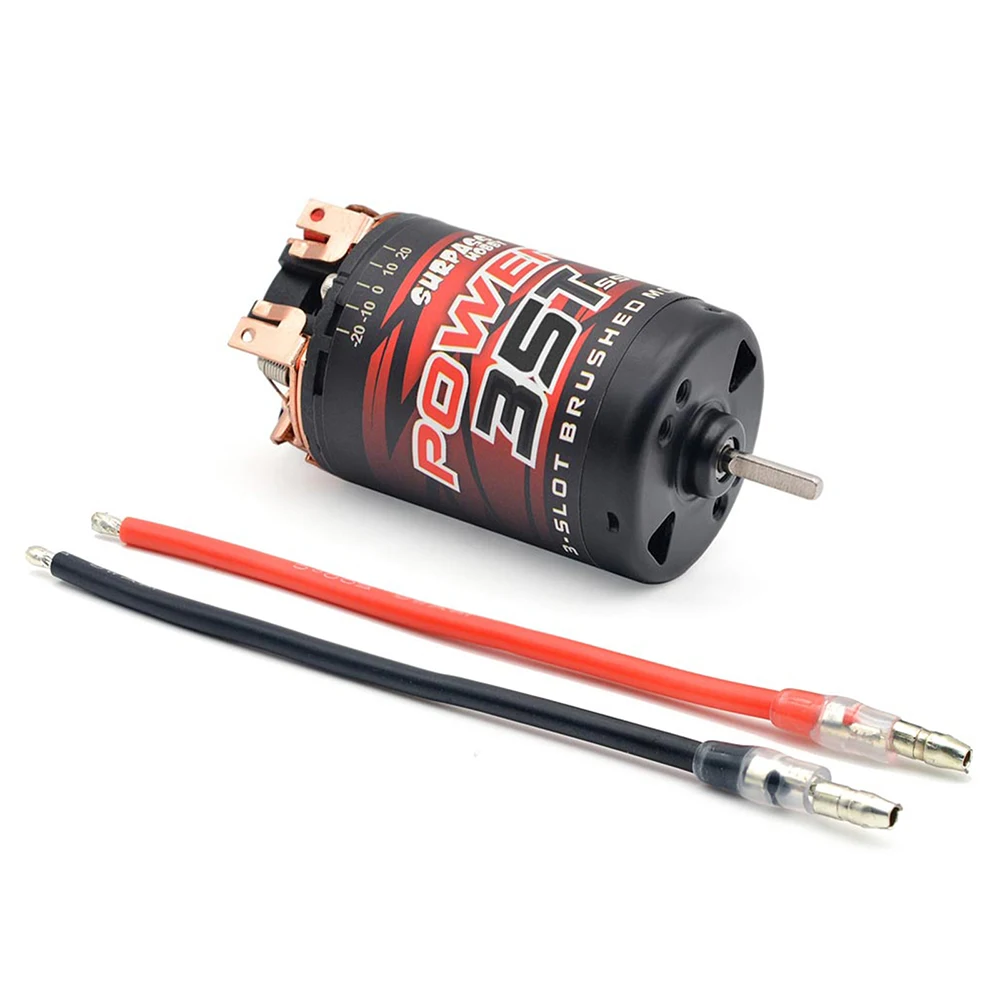 SURPASS HOBBY 5-Slot 3-Solt 540/550 Brushed Motor 21T 25T 35T for HSP HPI Wltoys Kyosho TRAXXAS Brushed 1/10 RC Car