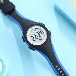 OHSEN Kids Digital Sport Watches 50M Waterproof Electronic Wristwatch Stop Watch LED Clock Children Watch For Boys Girls