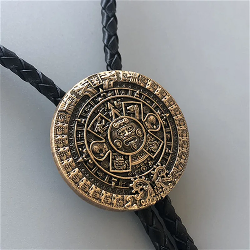 New Mexico Aztec Mayan Solar Calendar bolo Tie bolo Tie