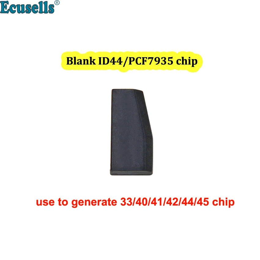 Ecusells Blank ID44 Chip Ceramic Is Used to Generate 33/40/41/42/44/45 (Aftermarket) Same function with PCF7935AA/PCF7935AS Chip