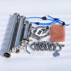 Coluna de destilação com braçadeira inferior, Home Brewing, Usado Distiller Tower, Cerveja, Uísque, Destilaria de vinho, 2 12 principais vendas coluna cerveja - №5