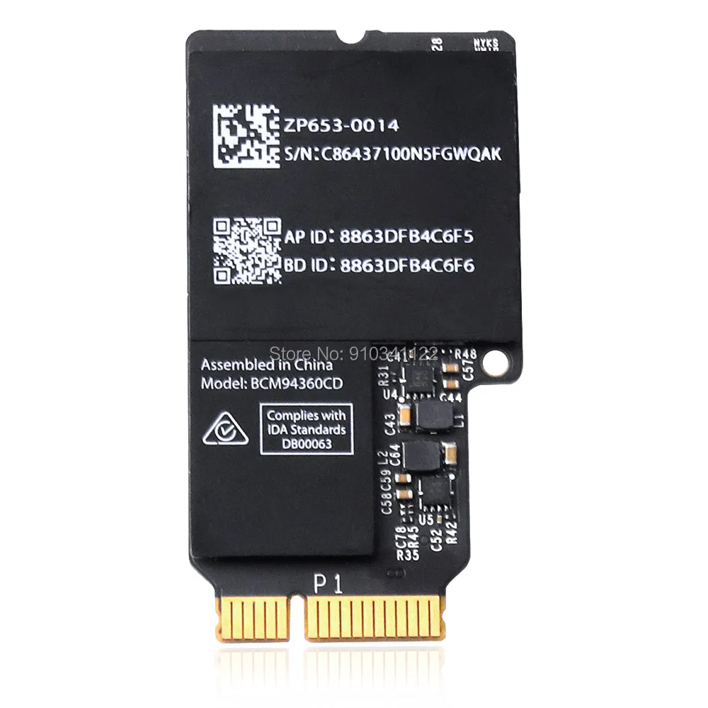 BCM94360CD 802.11ac Mini PCI-Express Adapter Wireless WiFi card for Broadcom + Bluetooth 4.0 for 2013 21.5